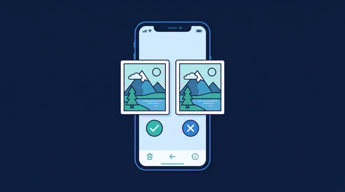 并排对比重复照片