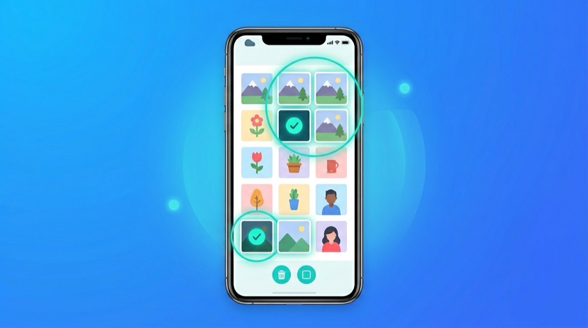 iPhone上的重复照片查找器