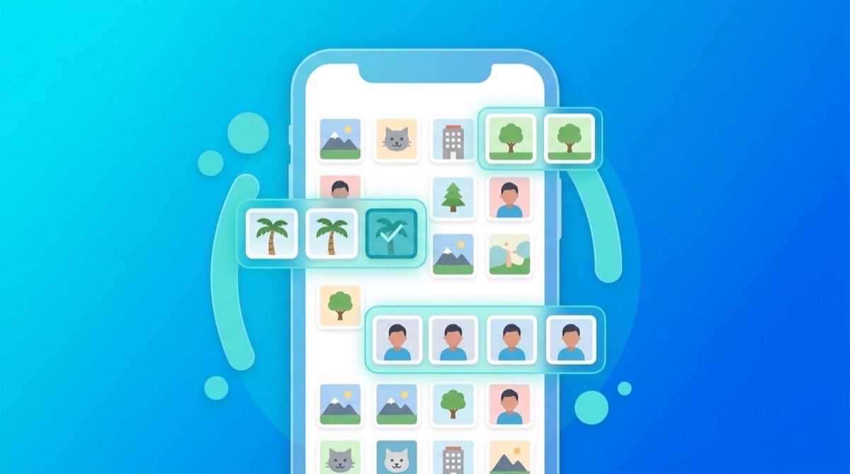 iPhone上的重复照片查找器