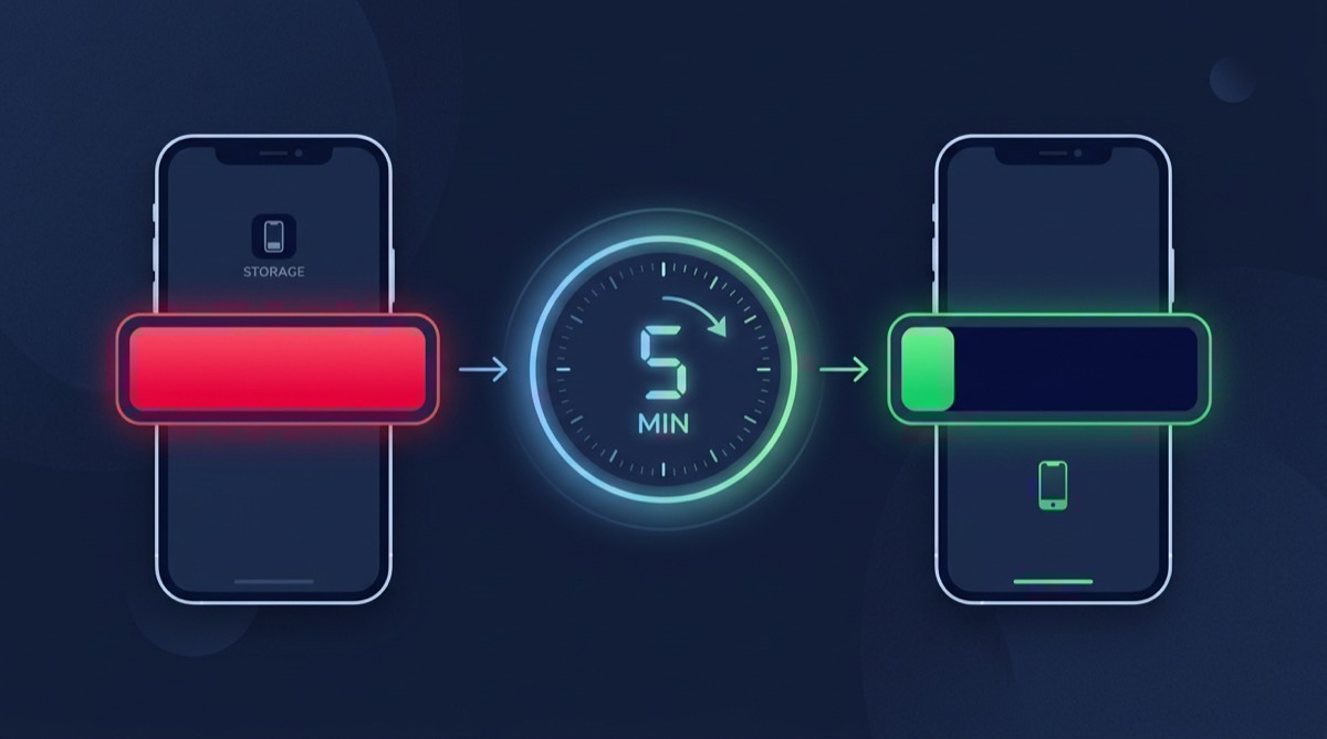 iPhone存储满的快速解决方法