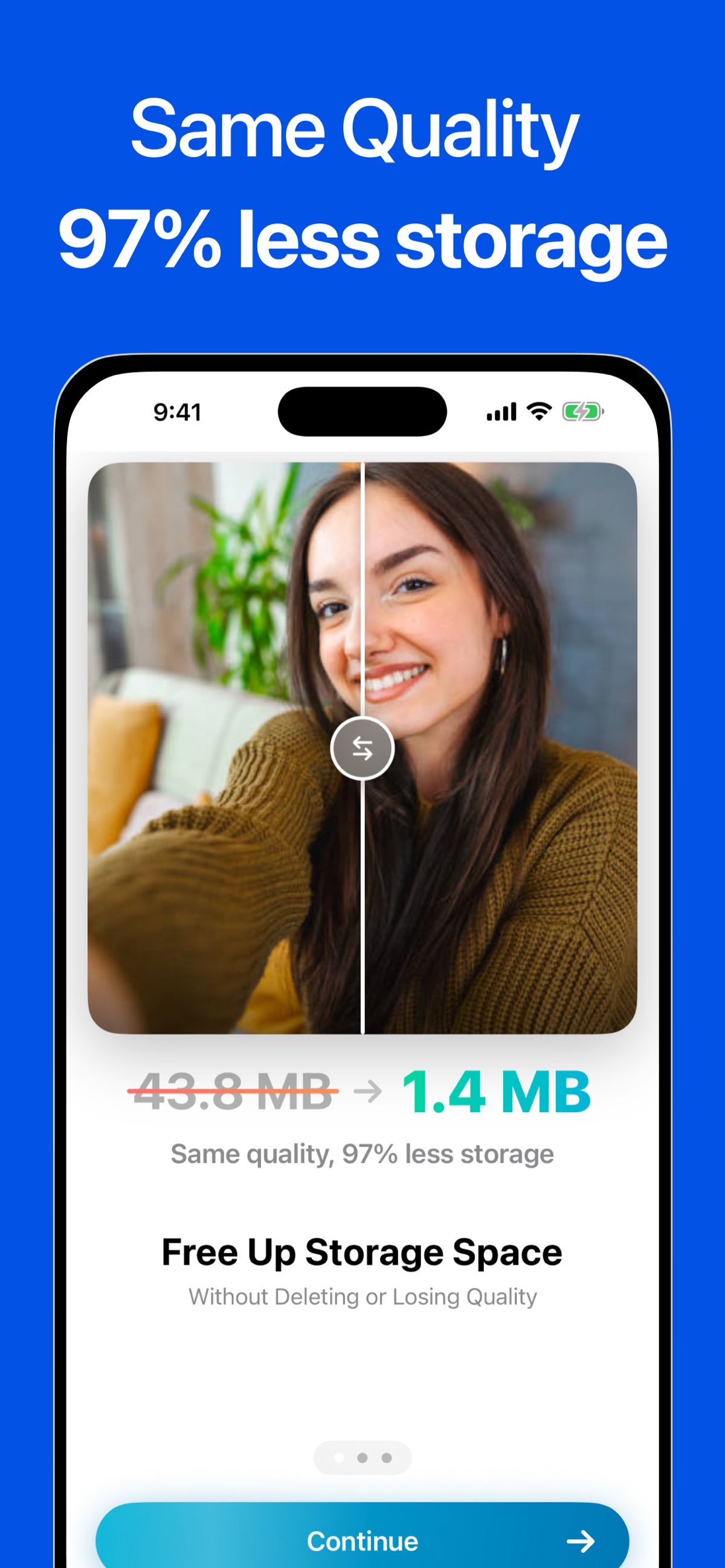 相同画质，存储减少97%